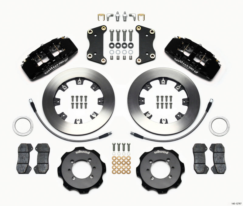 Wilwood Dynapro 6 Front Hat Kit 12.19in 2012 Fiat 500 w/ Lines - 140-12767