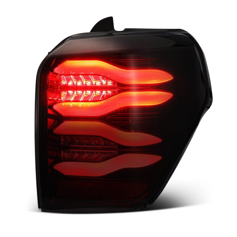 AlphaRex 10-21 Toyota 4Runner PRO-Series LED Tail Lights Jet Black - 690010