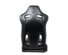 Load image into Gallery viewer, NRG Reclinable Sport Seats (Pair) The Arrow Black Vinyl w/ Pressed NRG logo w/ Black Stitch - RSC-810BK L/R