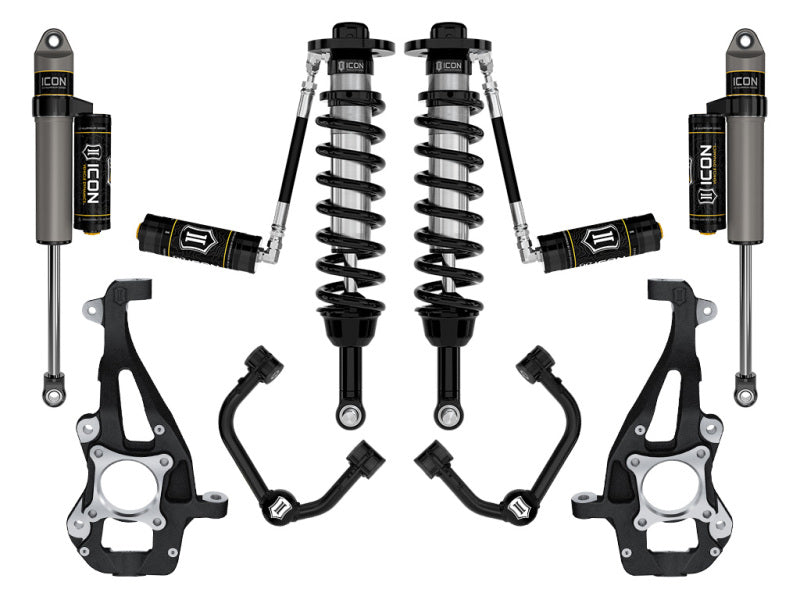 ICON 21-24 Ford F150 4WD 3.5-4.5in Stage 3 Suspension Sys Tubular Uca - K93143T