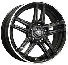 Load image into Gallery viewer, Enkei FD-05 16x7 5x100 387mm Offset 72.6 Bore Dia Black Machined Wheel - 434-670-8038BKM