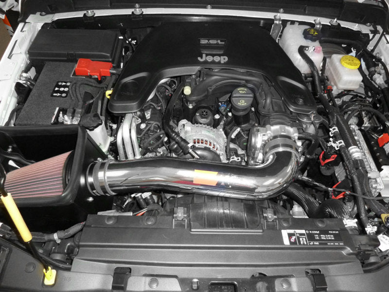 K&N 2018 Jeep Wrangler JL V6-3.6L High Flow Performance Kit - 77-1576KP