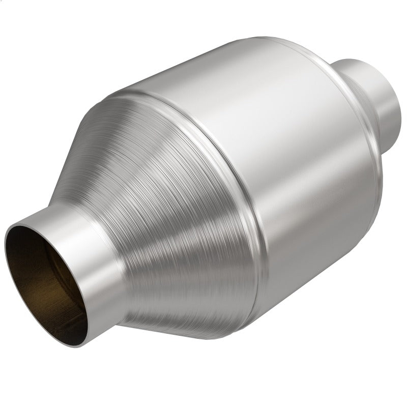 MagnaFlow Univ Cat Conv 2.5in Inlet/Outlet Center/Center Round 3in Body L x 5in W x 8.75in Overall L - 51656