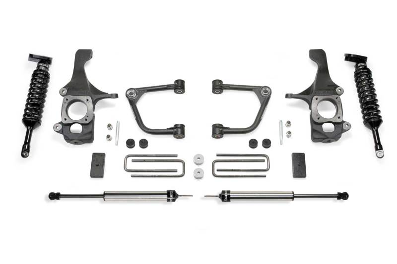 Fabtech 16-21 Toyota Tundra 2WD/4WD 4in UCA Kit w/Uniballs & Dlss 2.5C/O & Rr Dlss - K7052DL
