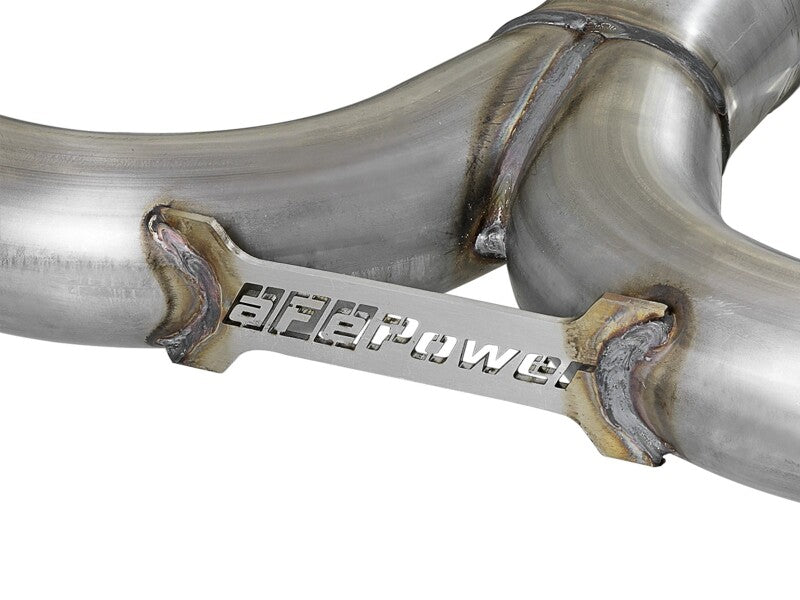 aFe 18-20 VW GTI (MK7.5) 2.0L MACH Force-Xp 3in to 2.5in 304 SS Axle-Back Exhaust System- Pol. Tips - 49-36421-P