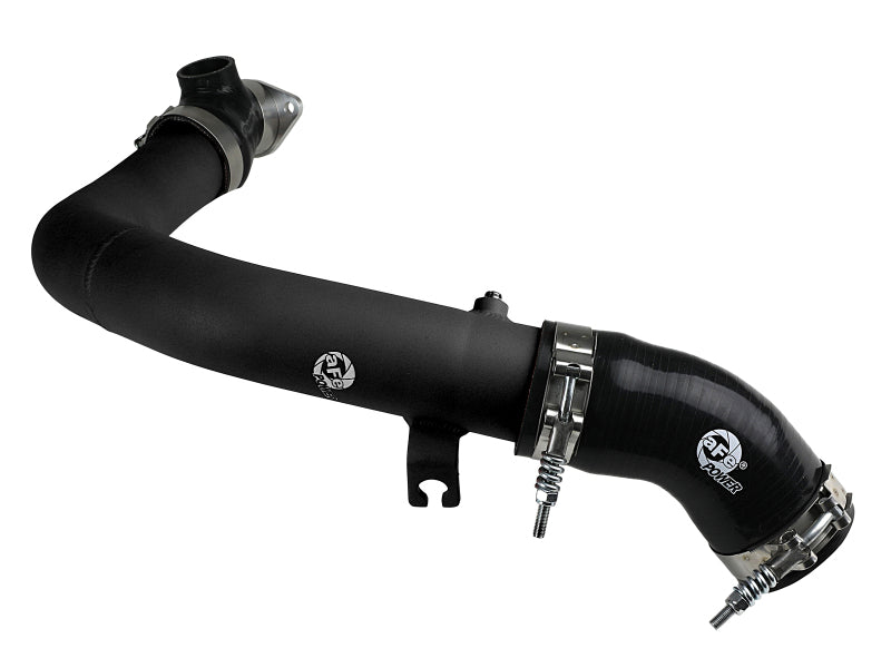 aFe BladeRunner 2.5in Aluminum Hot Side Charge Pipe 15-20 Subaru WRX 2.0T - Black - 46-20378-B