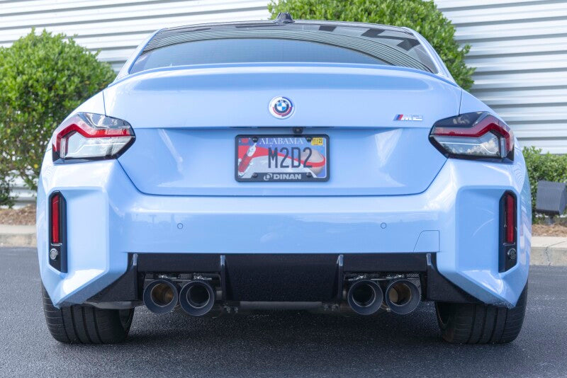 Dinan 23-26 BMW M2 (G87) Valved Axleback Exhaust System - Polished Tips - D660-0100