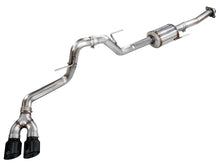 Load image into Gallery viewer, AWE 21-25 Ford F150 (14th Gen Reg Cab) Cat-Back Exhaust - 4.5in Dual Side Exit Diamond Black Tips - 3015-33145