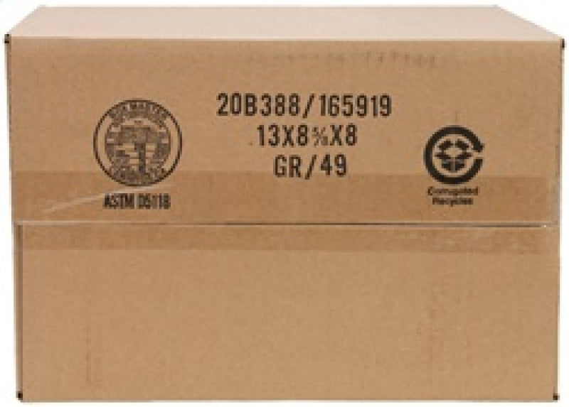 K&N Filter Univ Air Filter Carb Fib T/B 3-1/2in FLG OD / 12x6in B / 9-15/16x3-15/16in T / 6in H - RP-5182
