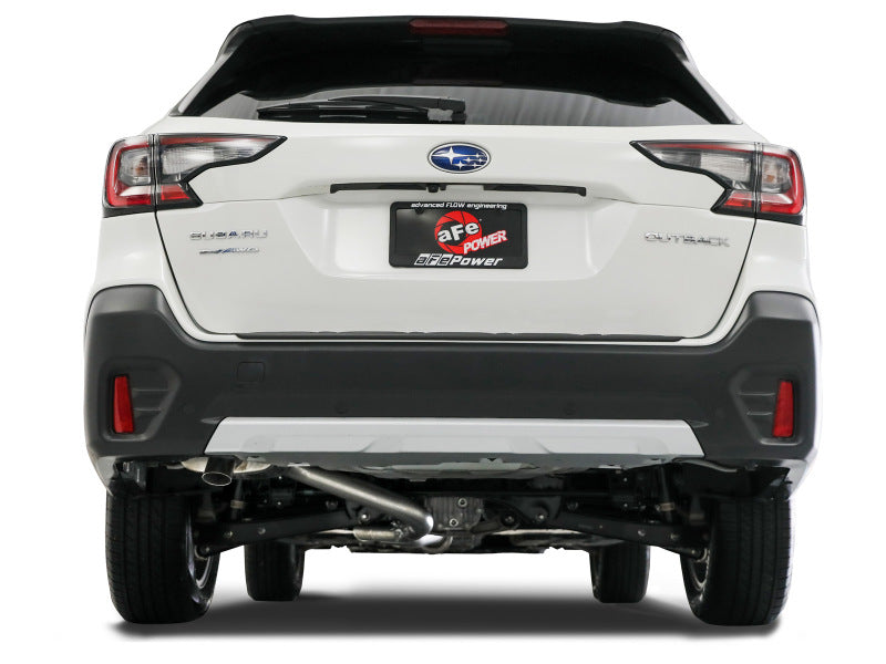 aFe POWER Takeda 20-23 Subaru Outback H4-2.5L 2-1/2in 304 Stainless Steel Cat-Back Exhaust System - 49-36808