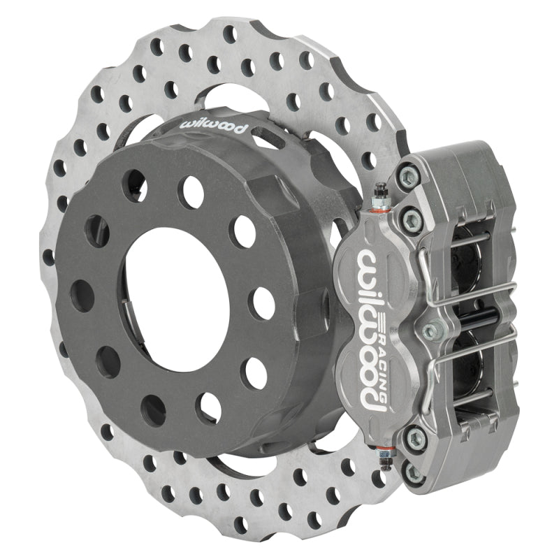 Wilwood Lamb/MW Dynapro SA Lug Drive Dynamic Single Rear Drag Brake Kit - 2.81 Offset/.68 Stud - 140-17883-D