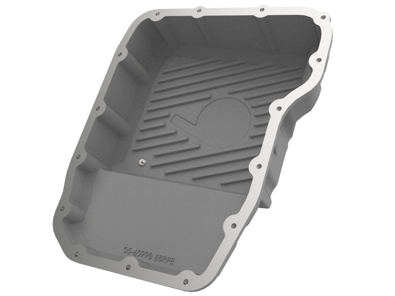 aFe Transmission Pan Cover (Raw); Dodge Diesel Trucks 07.5-12 L6-6.7L (td) - 46-70060