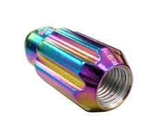 Load image into Gallery viewer, NRG 500 Series M12 X 1.5 Bullet Shape Steel Lug Nut Set - 21 Pc w/Lock Key - Neochrome - LN-LS500MC-21