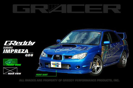 GReddy 06-07 WRX & STi Front Lip Spoiler FRP - 17060053