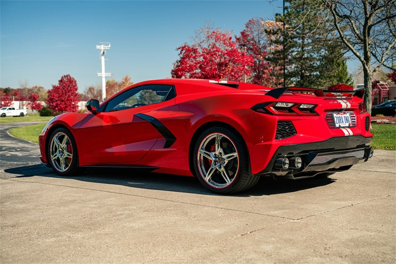 Corsa 2020-25 Chevrolet Corvette C8 RWD 3in Valved Cat-Back w/AFM w/4.5in Carbon Fiber Polished Tips - 21103CF