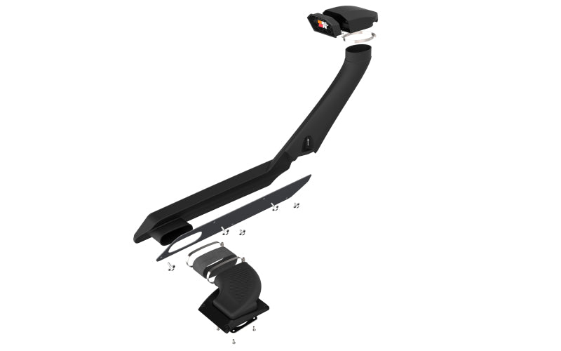 K&N 21-23 Ford Bronco 2.3L/2.7L Elevated Intake Kit (Snorkel) - 63-8002