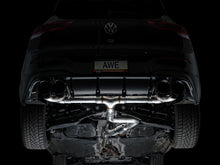Load image into Gallery viewer, AWE Tuning MK8 Volkswagen Golf R 3in Track Edition Quad Exhaust - Diamond Black Tips - 3020-43658