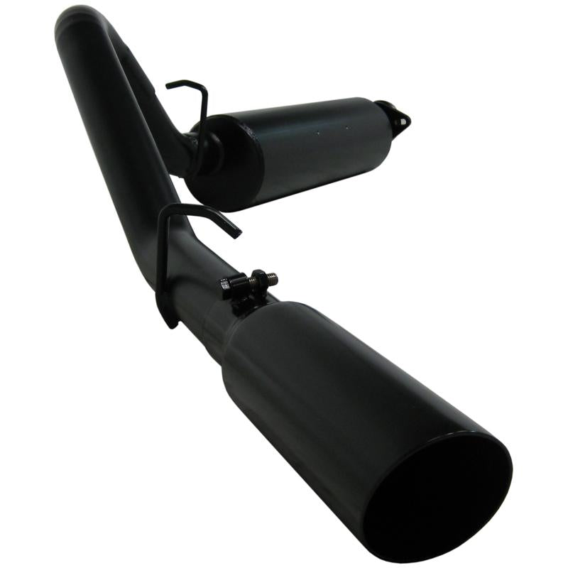 MBRP 2000-2006 Jeep Wrangler (JK) Inline-4 2.5L Inline-6 4.0L Cat Back Single Side - S5500BLK