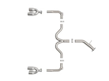Load image into Gallery viewer, aFe 22-24 Kia Forte GT 1.6L 3in-2.5in 304 Stainless Steel Axle-Back Exhaust w/ Polished Tips - 49-37039-P
