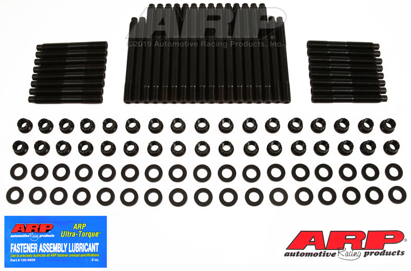 ARP SBC w/Brodix,Rodeck alum block w/-8,10,11,11x,Track1 Head Stud Kit - 134-4301