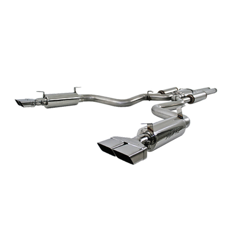 MBRP 08-11 Dodge Challenger SRT8 6.1L Hemi T304 Cat Back Dual Split Rear - S7110304