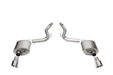 Corsa 24+ Ford Mustang GT Touring Axle-Back Dual Rear Exit with 4.5in Pro Series Polished Tips - 21256