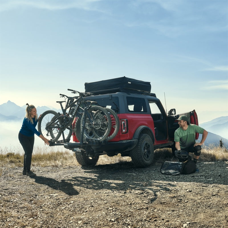 Thule T2 Pro XTR - Platform Hitch-Mount Bike Rack (1.25in. Hitch Receivers/Fits 2 Bikes) - Black - 9035XTR