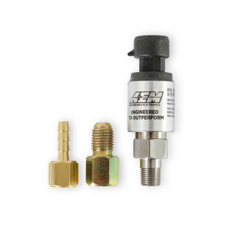 AEM 3.5 BAR MAP or 50 PSIA Stainless Steel Sensor Kit - 30-2130-50