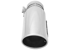 Load image into Gallery viewer, aFe MACH Force-Xp Universal Exhaust Tip 3-1/2Inlet x 4-1/2IN Outlet x 12IN L Polished Left Side Exit - 49T35452-P12