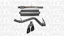 Load image into Gallery viewer, Corsa 14-19 GMC Sierra/Chevy Silv 1500 Crew Cab/Short Bed 5.3L V8 Black Sport Single Side CB Exhaust - 14873BLK