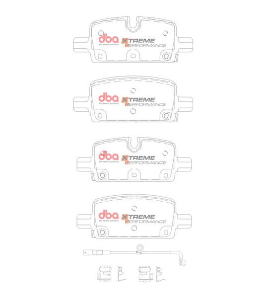 DBA 21-23 Cadillac Escalade (w/6 Piston BBK) Rear XP Performance Brake Pads - DB15146XP