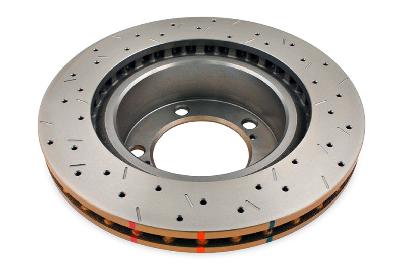 DBA 07+ Toyota Landcruiser 200 Series Front Drilled and Slotted 4000 Series Rotor - DBA42722XS