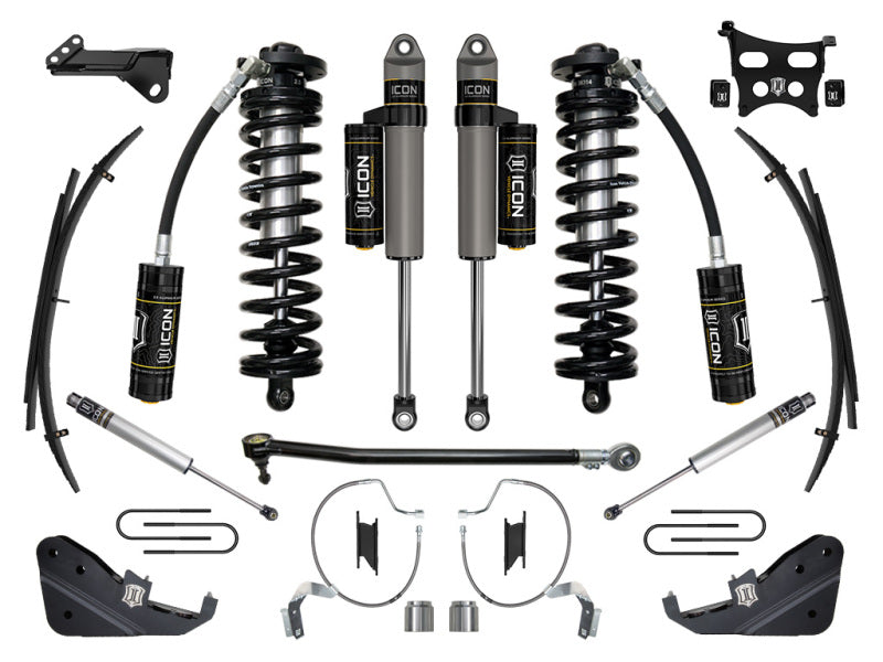 ICON 23 Ford F250/F350 4-5.5in Stage 4 Coilover Conversion Sys w/ Expansion Packs - K63174L
