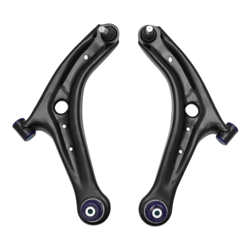 SuperPro 13-17 Ford Fiesta Complete Front Lower Control Arm Kit (Caster Increase) - TRC1048