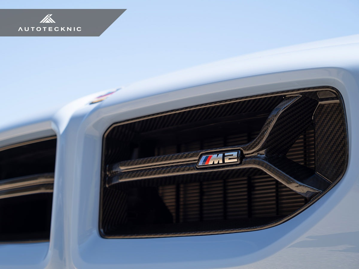 AutoTecknic Dry Carbon Corsa Front Grille - BMW G87 M2