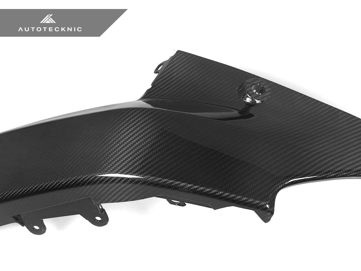 AutoTecknic Dry Carbon Rear Side Diffuser Set - BMW G42 2-Series