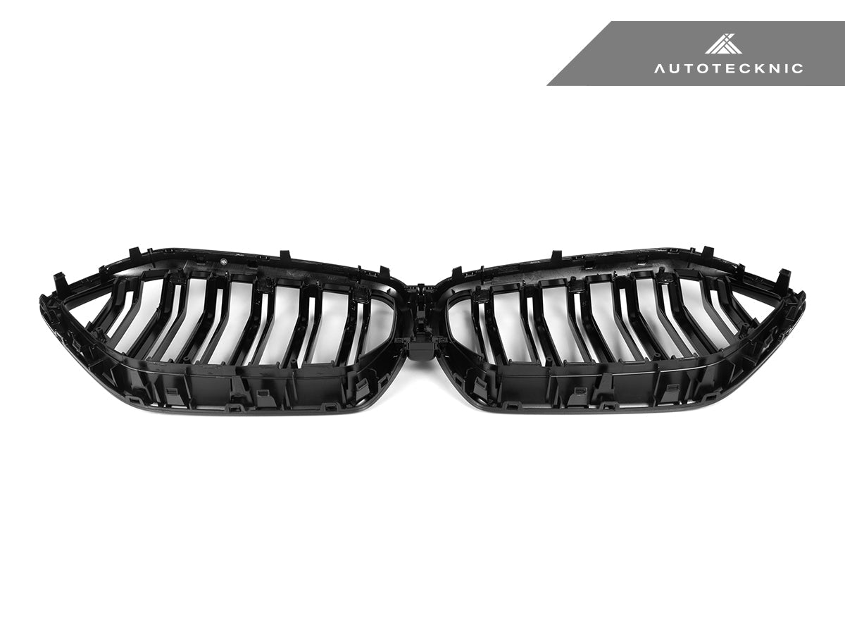 AutoTecknic Dual-Slats Gloss Black Front Grille - BMW G06 X6 LCI