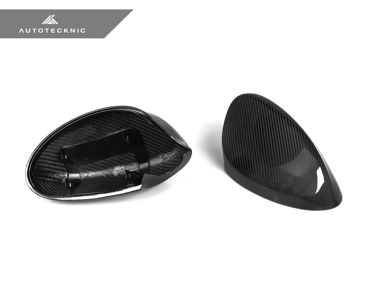 AutoTecknic Dry Carbon Fiber Mirror Cap Set - BMW E92 3-Series Coupe Pre-LCI