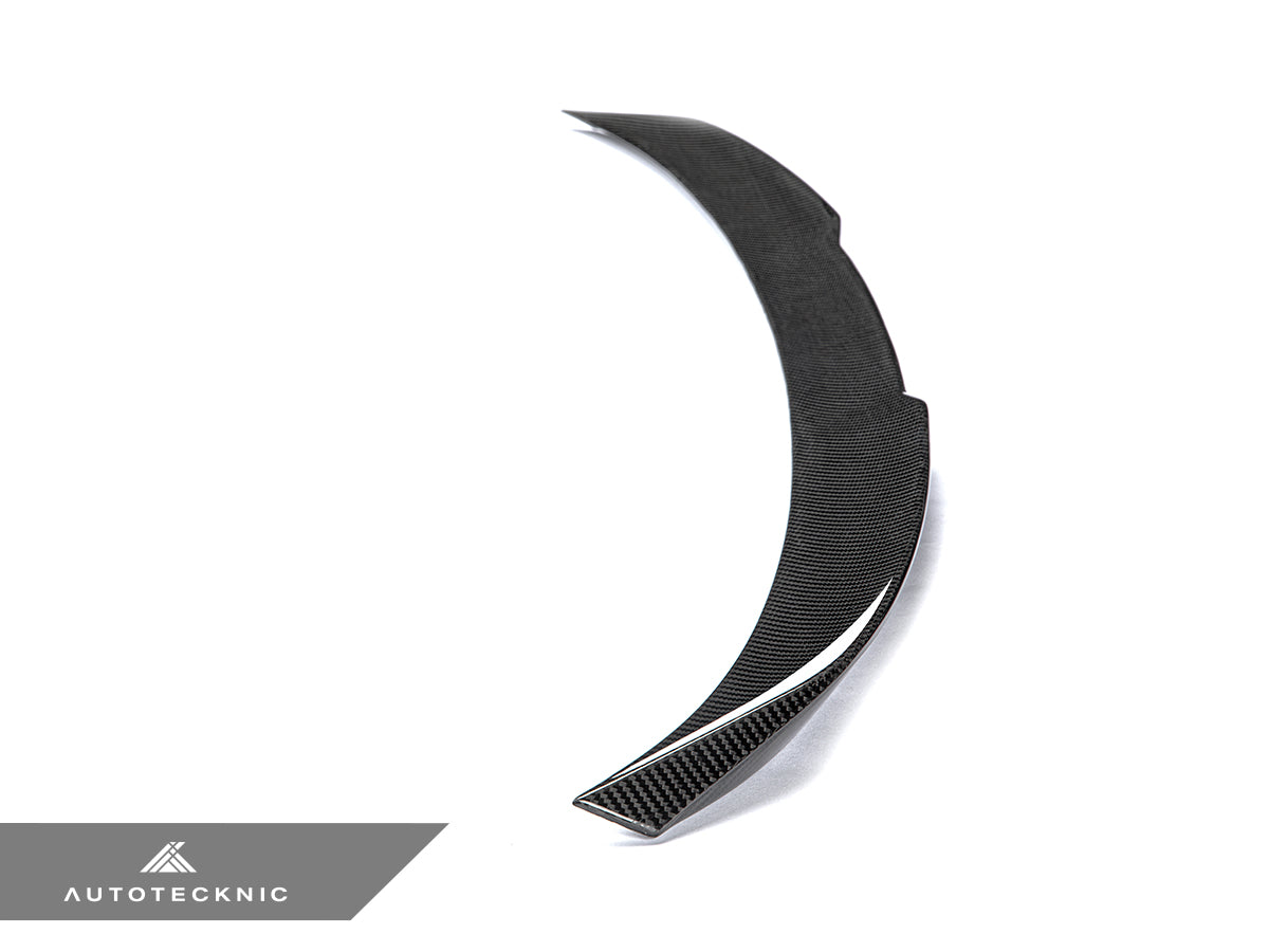 AutoTecknic Dry Carbon V1 Elevated Trunk Spoiler - BMW G80 M3
