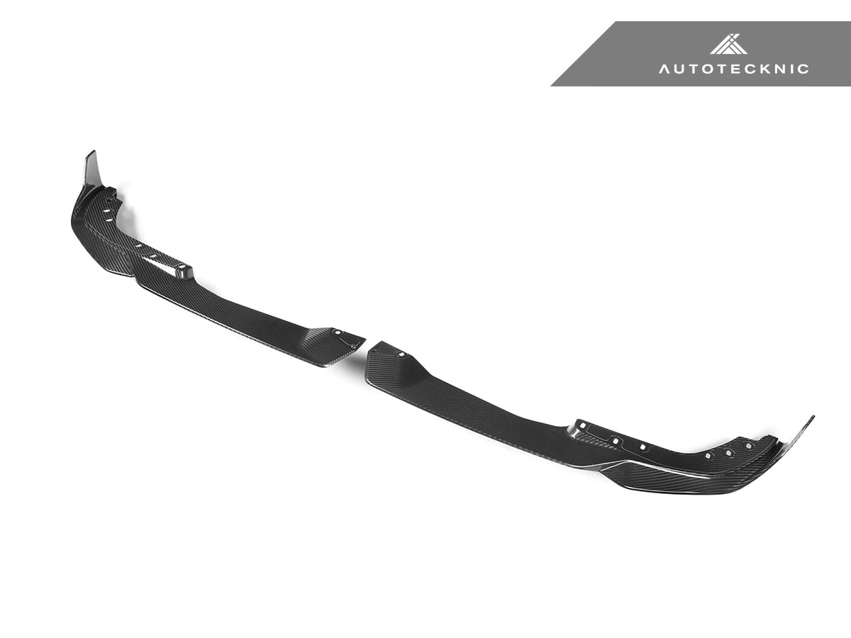 AutoTecknic Dry Carbon Performante Front Splitter Set - BMW G20 3-Series M-Sport LCI