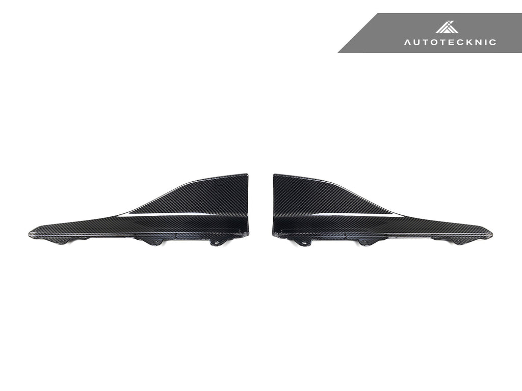 AutoTecknic Dry Carbon Side Skirt Winglet Set - BMW F87 M2