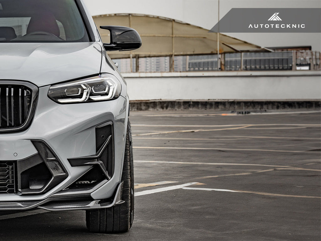 AutoTecknic Dry Carbon Front Bumper Trim Set - BMW F97 X3M LCI | F98 X4M LCI