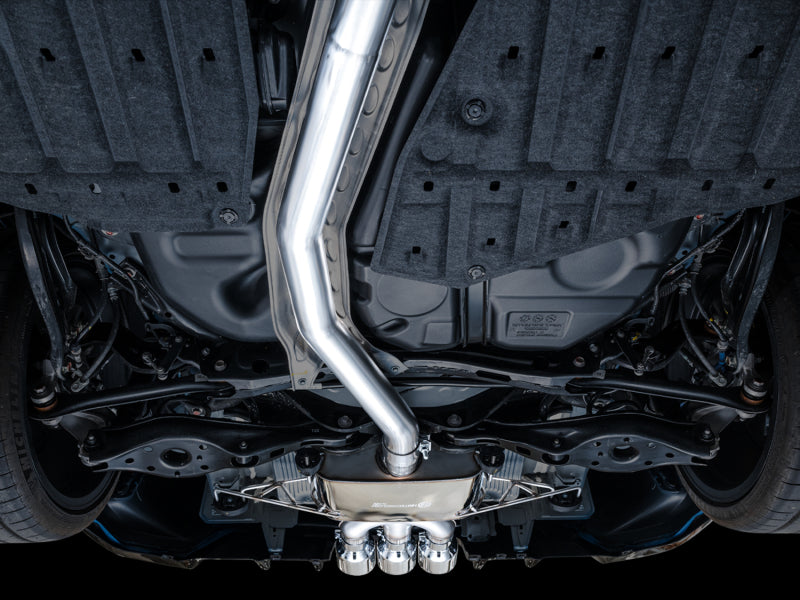 AWE Tuning 2023 Honda Civic Type R FL5 Touring Edition Exhaust w/ Triple Chrome Silver Tips - 3015-52287