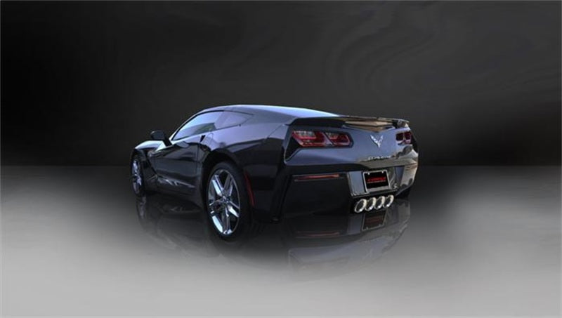 Corsa 2014-2019 Corvette C7 Coupe 6.2L V8 AT/MT 2.75in Valve-Back Dual Rear Exit Polished Xtreme Exh - 14762