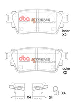 Load image into Gallery viewer, DBA 19-24 Nissan Altima (w/Electronic Parking Brake) XP Performance Rear Brake Pads - DB15223XP