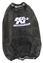 Load image into Gallery viewer, K&amp;N Drycharger Black Air Filter Wrap - Round Tapered - RC-3690DK