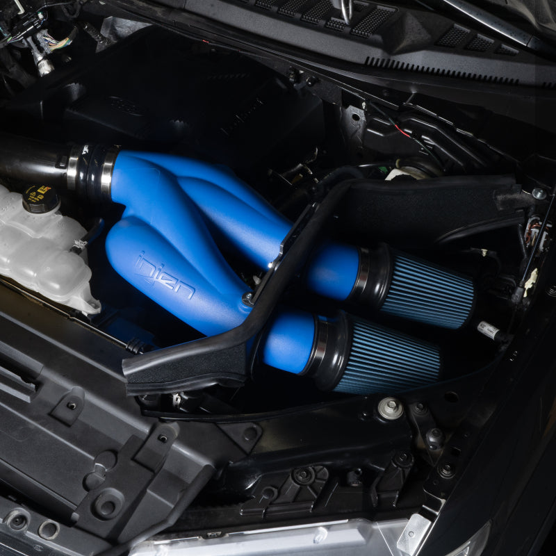 Injen 15-25 Ford F-150 V6-3.5L Twin Turbo PF Cold Air Intake System - Race Blue - PF9032RRB