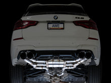 Load image into Gallery viewer, AWE Tuning 20-25 BMW X3 M/M Comp (F97) AWD SwitchPath Axle-Back Exhaust - Diamond Black Tips - 3025-43301