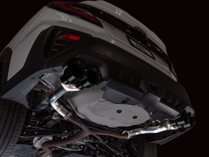 AWE Tuning 22-25 Subaru VB WRX Track Edition Axle-Back Exhaust - Diamond Black Tips - 3020-43424