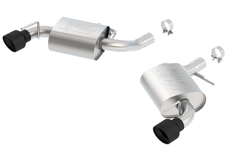 Borla 2016 Chevy Camaro SS V8 AT/MT ATAK Rear Section Exhaust w/o NPP Valves Ceramic Black - 11923CB